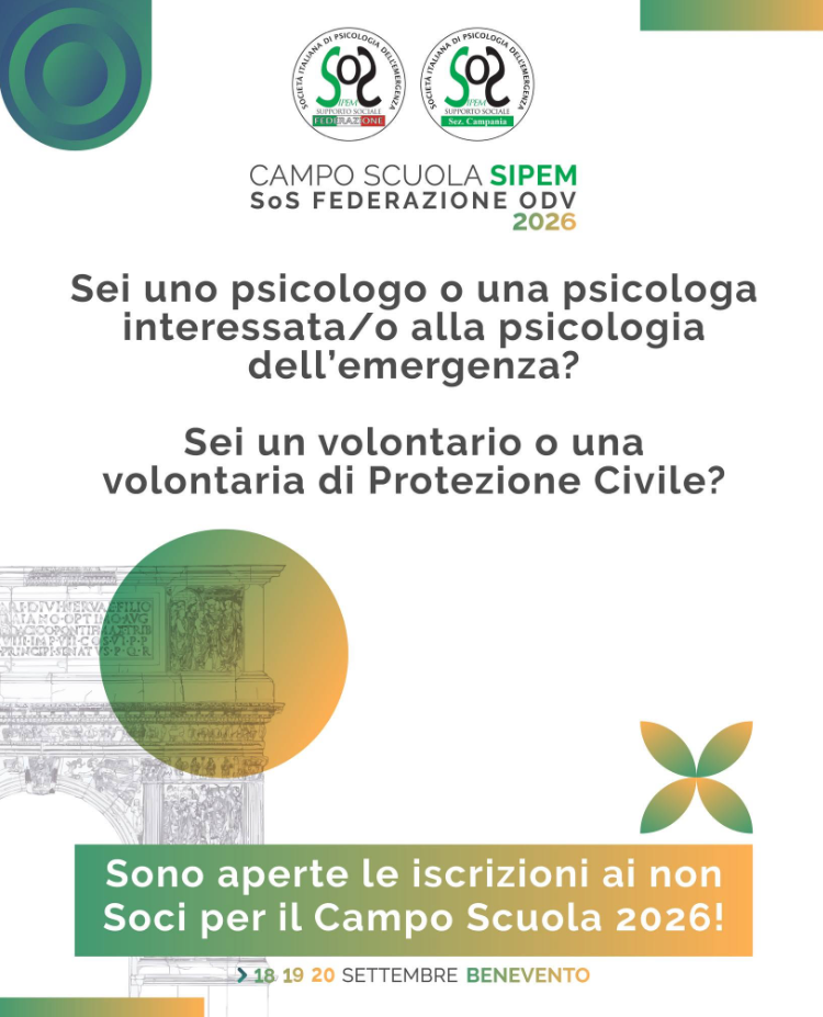 Il Campo Scuola SIPEM SoS 2026 apre anche ai non soci